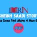 Sheikh Saadi Story