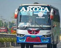 Akota bus counter contact number