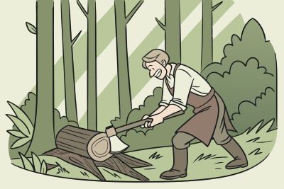 completing story an honest woodcutter and the beautiful fairy