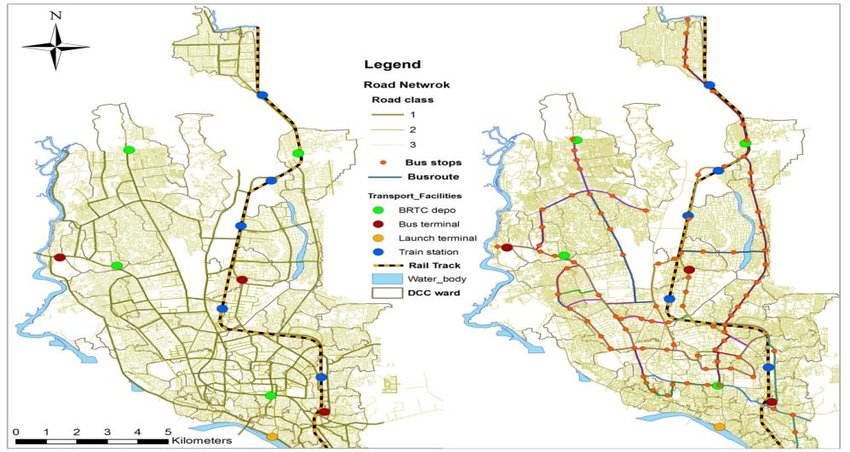 dhaka city bus service list