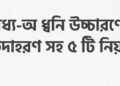 মধ্য-অ-ধ্বনি-উচ্চারণের-উদাহরণ-সহ-৫-টি-নিয়ম