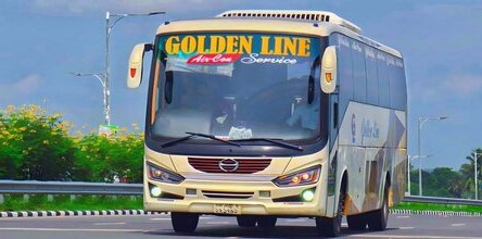 golden line bus counter number