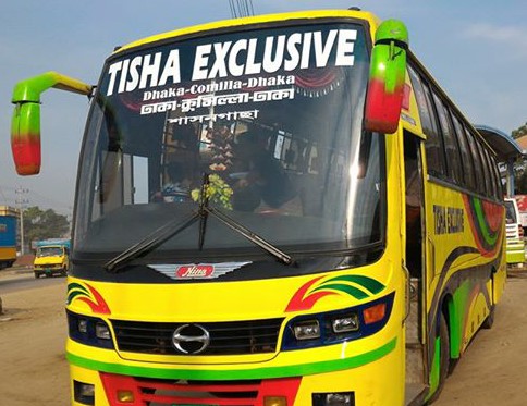tisha bus counter dhaka